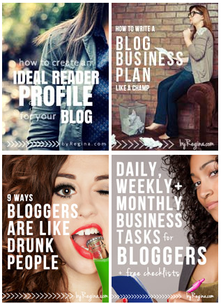 Regina at ByRegina.com is a whiz at creating consistent branding. Plus she's got stellar content. ★ Learn HOW To Blog ★